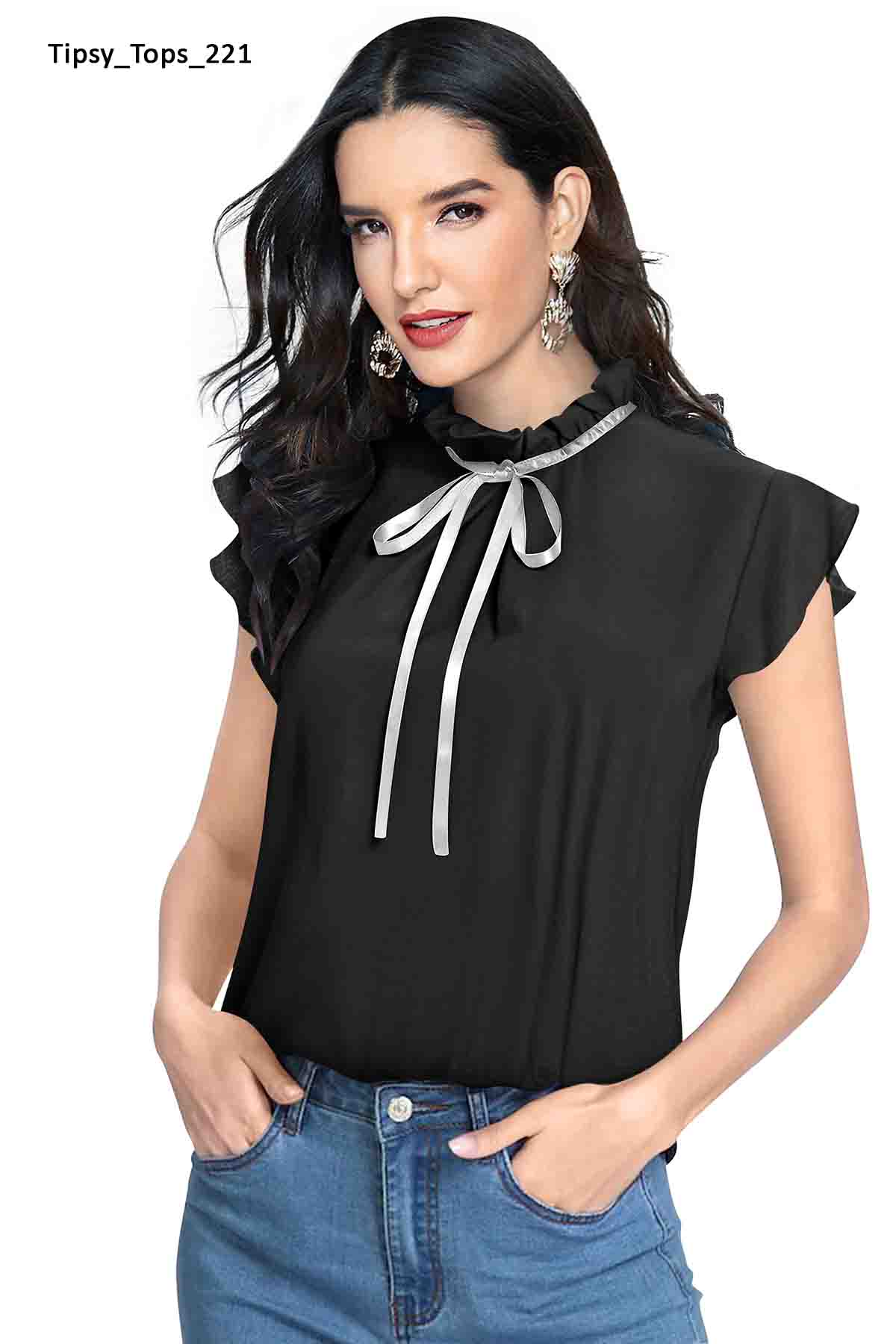 Tipsy Tops 221 Black B
