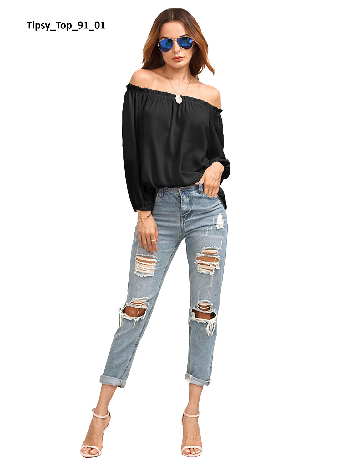 Tipsy Tops 91 Black A